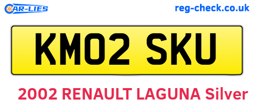 KM02SKU are the vehicle registration plates.
