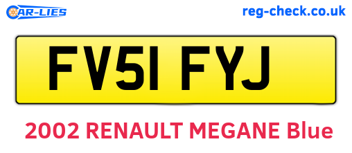 FV51FYJ are the vehicle registration plates.
