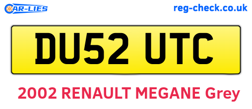 DU52UTC are the vehicle registration plates.