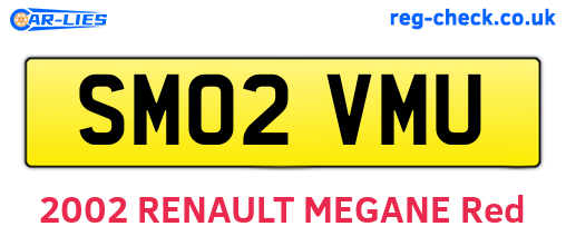 SM02VMU are the vehicle registration plates.