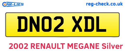 DN02XDL are the vehicle registration plates.