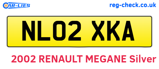NL02XKA are the vehicle registration plates.