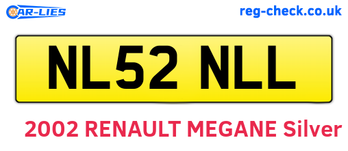 NL52NLL are the vehicle registration plates.