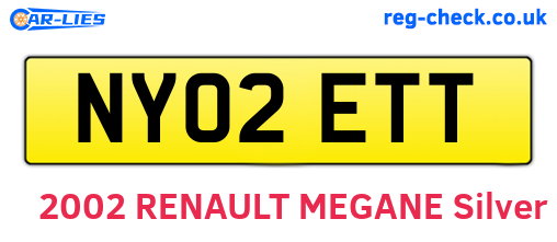 NY02ETT are the vehicle registration plates.