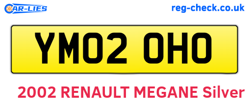 YM02OHO are the vehicle registration plates.