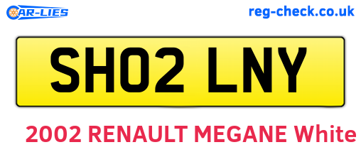 SH02LNY are the vehicle registration plates.