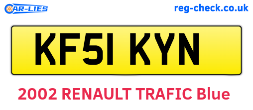 KF51KYN are the vehicle registration plates.