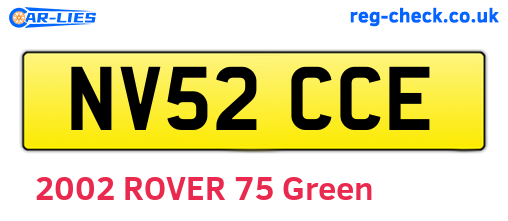 NV52CCE are the vehicle registration plates.