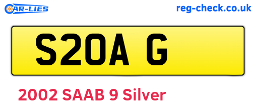 S2OAG are the vehicle registration plates.