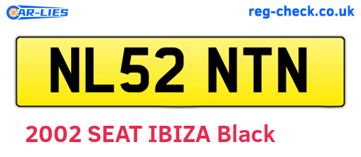 NL52NTN are the vehicle registration plates.
