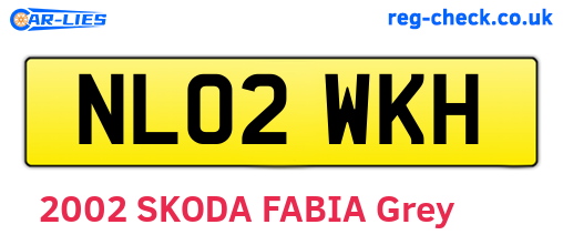 NL02WKH are the vehicle registration plates.