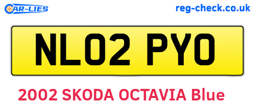 NL02PYO are the vehicle registration plates.
