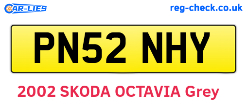 PN52NHY are the vehicle registration plates.