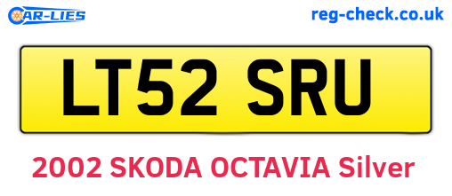 LT52SRU are the vehicle registration plates.