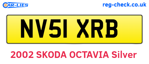 NV51XRB are the vehicle registration plates.