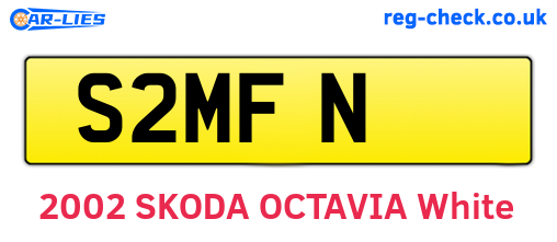 S2MFN are the vehicle registration plates.