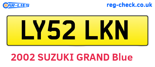 LY52LKN are the vehicle registration plates.