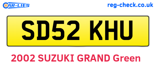SD52KHU are the vehicle registration plates.
