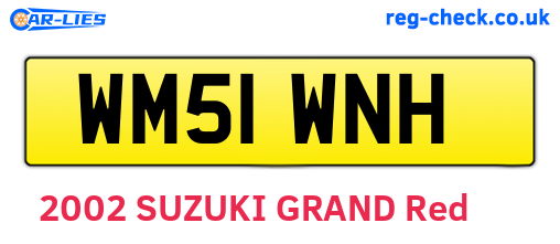 WM51WNH are the vehicle registration plates.