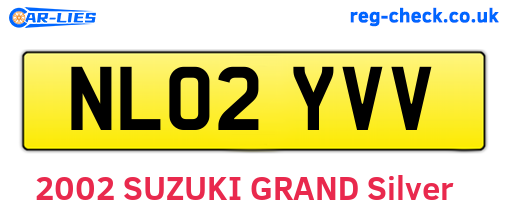 NL02YVV are the vehicle registration plates.