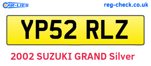 YP52RLZ are the vehicle registration plates.