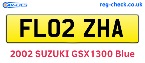 FL02ZHA are the vehicle registration plates.