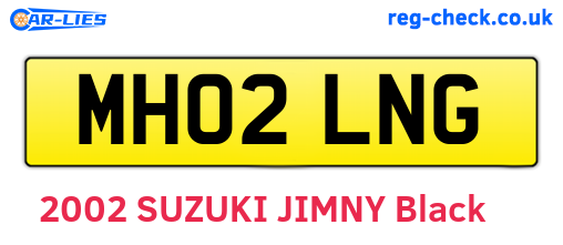 MH02LNG are the vehicle registration plates.