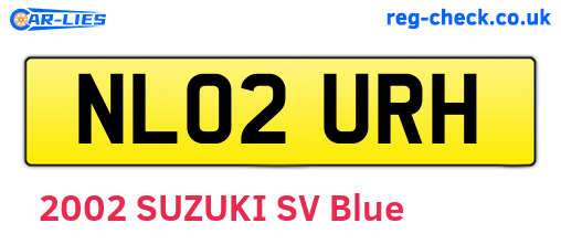 NL02URH are the vehicle registration plates.