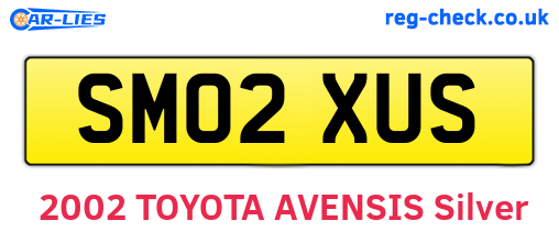 SM02XUS are the vehicle registration plates.