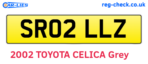 SR02LLZ are the vehicle registration plates.