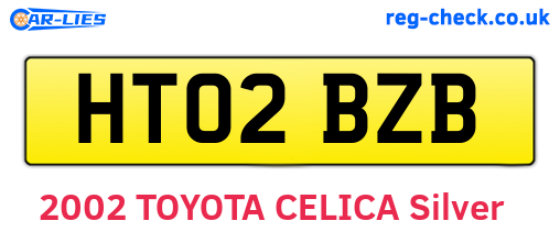 HT02BZB are the vehicle registration plates.