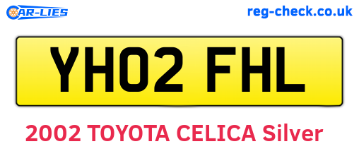 YH02FHL are the vehicle registration plates.