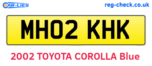 MH02KHK are the vehicle registration plates.