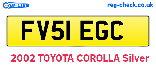 FV51EGC are the vehicle registration plates.