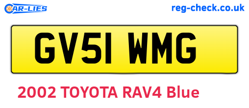 GV51WMG are the vehicle registration plates.