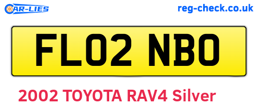 FL02NBO are the vehicle registration plates.