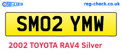 SM02YMW are the vehicle registration plates.