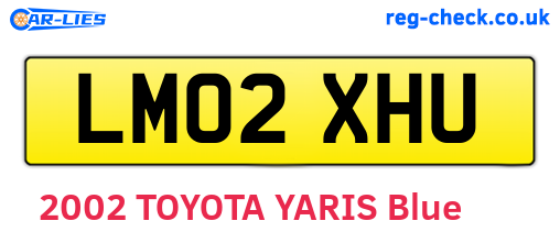 LM02XHU are the vehicle registration plates.