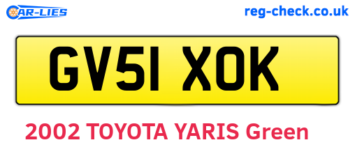 GV51XOK are the vehicle registration plates.