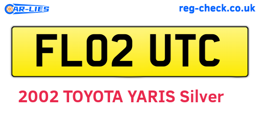 FL02UTC are the vehicle registration plates.