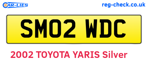 SM02WDC are the vehicle registration plates.
