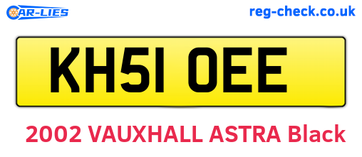 KH51OEE are the vehicle registration plates.