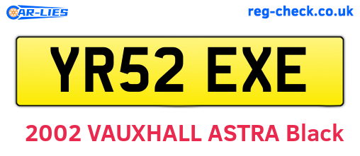 YR52EXE are the vehicle registration plates.