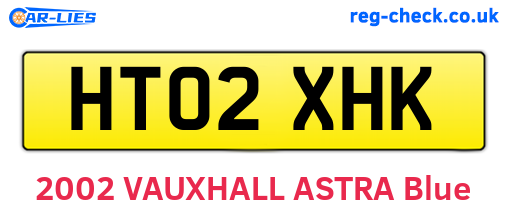 HT02XHK are the vehicle registration plates.