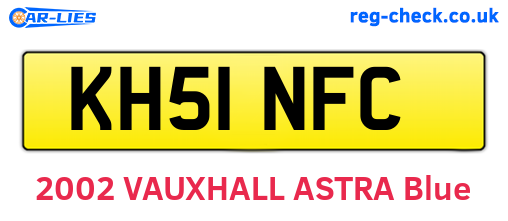 KH51NFC are the vehicle registration plates.