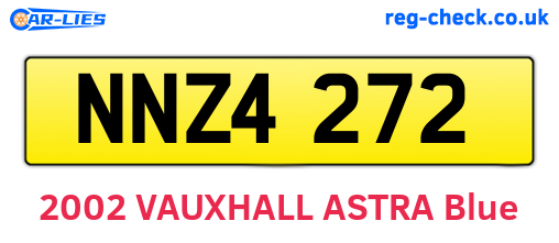 NNZ4272 are the vehicle registration plates.