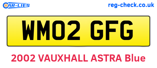 WM02GFG are the vehicle registration plates.