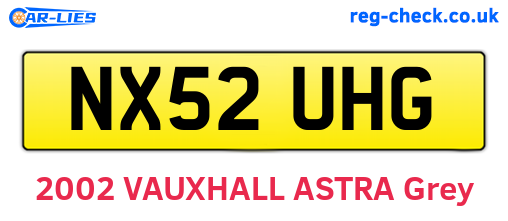 NX52UHG are the vehicle registration plates.