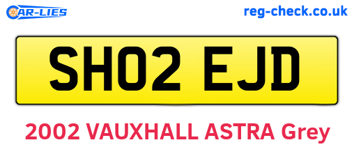 SH02EJD are the vehicle registration plates.