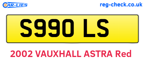 S99OLS are the vehicle registration plates.